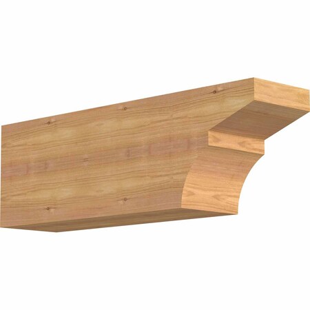 Ekena Millwork Monterey Smooth Rafter Tail, Western Red Cedar, 5 1/2"W x 8"H x 24"L RFT06X08X24MON00SWR